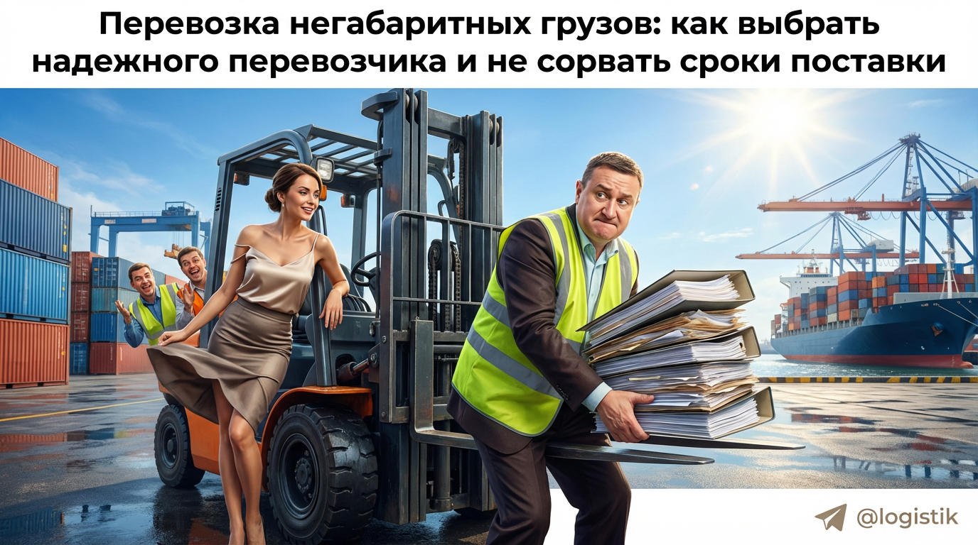 Негабаритные перевозки, выбор надежного перевозчика, сроки поставки
