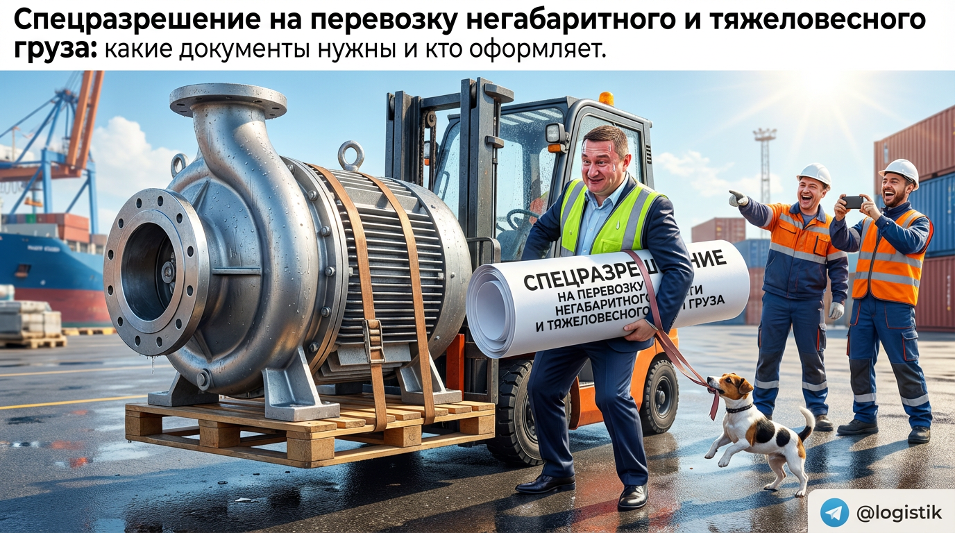 Спецразрешение на перевозку тяжеловесного груза